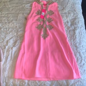 Jane shift pelican pink dress